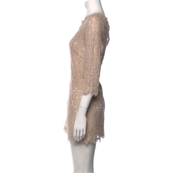 Joie Lace Mini Dress in Light Pink - Picture 6 of 15